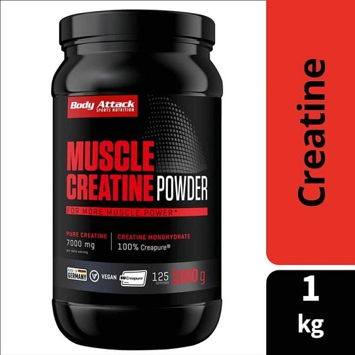 supp4u-24_supp4u-24_Body Attack Muscle Creatine (Creapure) 1000g